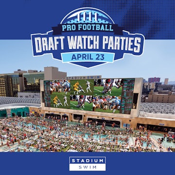 Pro Football Draft Watch Party flyer