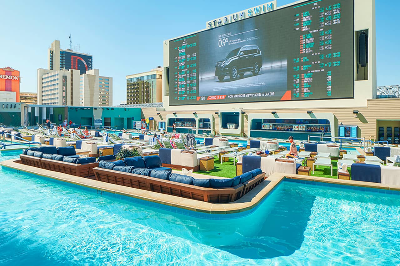 Stadium Swim Circa Las Vegas pool party VIP